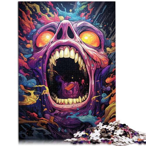 Puzzle für Erwachsene 1000 Teile böses Monster Familienaktivitätspuzzle mit vollständig ineinander greifenden zufällig geformten Teilen 26x38cm Puzzle für Erwachsene 1000 Teile böses Monster Familienaktivitätspuzzle mit vollständig ineinander greifenden zufällig geformten Teilen 26x38cm von BBVNFLIR
