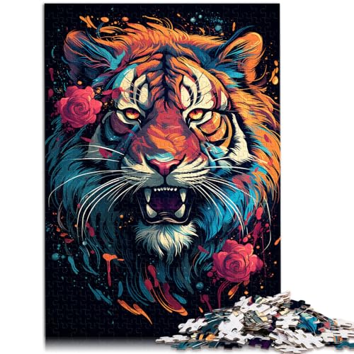 Puzzle für Erwachsene 1000 Teile da Vinci Tiger Spielzeug Denkspiel ganze Familie für Teenager ab 14 Jahren 26x38cm Puzzle für Erwachsene 1000 Teile da Vinci Tiger Spielzeug Denkspiel ganze Familie für Teenager ab 14 Jahren 26x38cm von BBVNFLIR