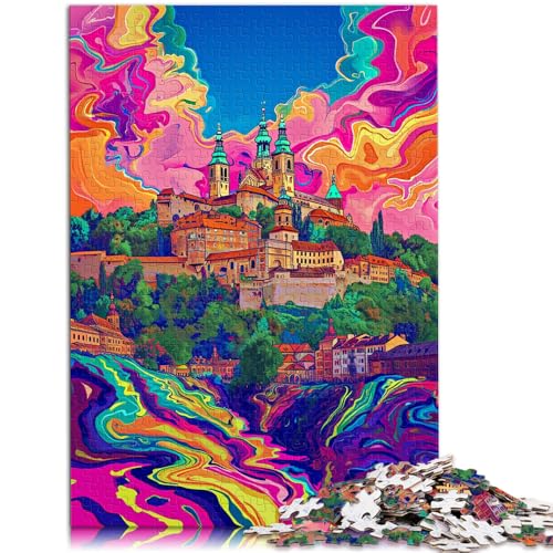 Puzzle für Erwachsene 1000 Teile das Wawelgebirge Spiele Spielzeug Geschenk Herausforderung der Gehirnintelligenz süchtig machendes Spielzeug 26x38cm von BBVNFLIR