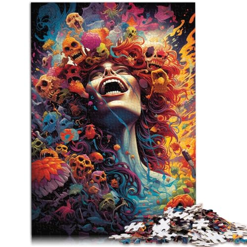Puzzle für Erwachsene 1000 Teile der Skelett-Lord Lernspiele für Zuhause DIY-Spielzeug tolles Geschenk für Spiele für und Teenager ab 14 Jahren 26x38cm von BBVNFLIR