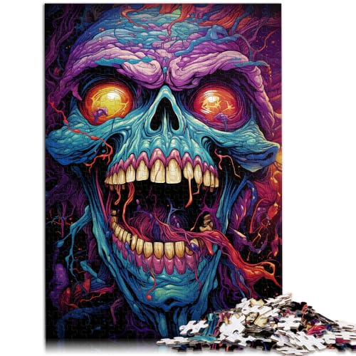 Puzzle für Erwachsene 1000 Teile farbenfroher Höllendämon Lernspielzeug Familienspiele Heimkunstdekor für Teenager ab 14 Jahren 50x75cm von BBVNFLIR