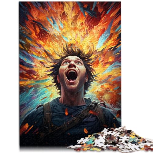 Puzzle für Erwachsene 1000 Teile farbenfrohes Fantasie-Denkspiel mit vollständig ineinander greifenden zufällig geformten Teilen 26x38cm Puzzle für Erwachsene 1000 Teile farbenfrohes Fantasie-Denkspiel mit vollständig ineinander greifenden zufällig geformten Teilen 26x38cm von BBVNFLIR