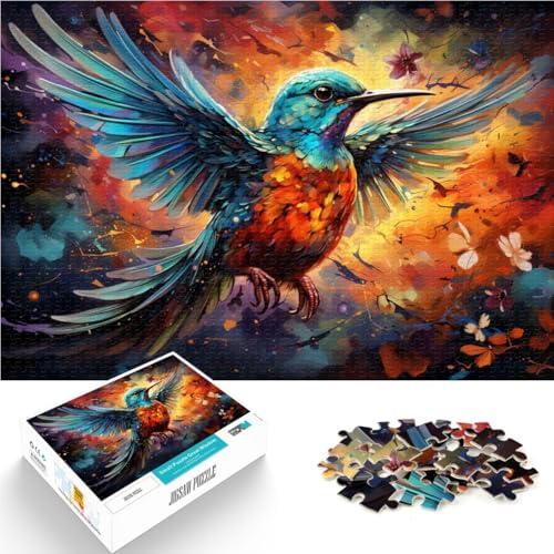 Puzzle für Erwachsene 1000 Teile farbenfrohes Fantasievogel-Spielzeug intellektuelles Spiel ganze Familie 26x38cm von BBVNFLIR