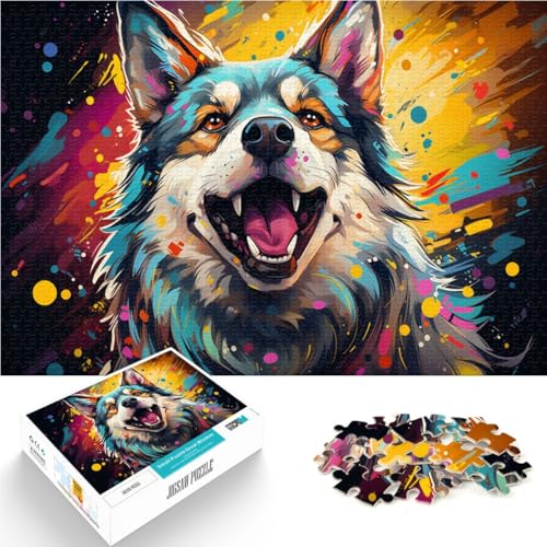 Puzzle für Erwachsene 1000 Teile farbenfrohes Husky-Denkspiel ganze Familie 26x38cm Puzzle für Erwachsene 1000 Teile farbenfrohes Husky-Denkspiel ganze Familie 26x38cm von BBVNFLIR