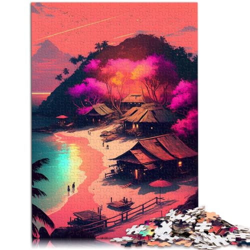 Puzzle für Erwachsene 1000 Teile farbenfrohes Naturpuzzle – anspruchsvolles Spiel EIN Kunstwerk für Teenager ab 14 Jahren 50x75cm von BBVNFLIR