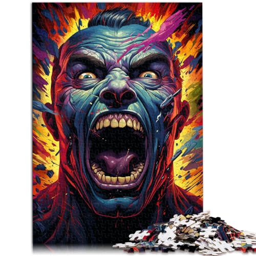Puzzle für Erwachsene 1000 Teile farbenfrohes Zeichenhelden-Puzzle Lernspiel herausforderndes Spielzeug für Teenager ab 14 Jahren 50x75cm von BBVNFLIR
