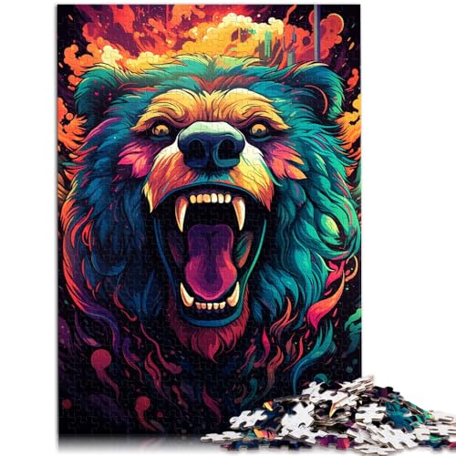 Puzzle für Erwachsene 1000 Teile gewalttätiger Kriegerbär Familienunterhaltungsspielzeug Stressabbau für Teenager ab 14 Jahren 26x38cm Puzzle für Erwachsene 1000 Teile gewalttätiger Kriegerbär Familienunterhaltungsspielzeug Stressabbau für Teenager ab 14 Jahren 26x38cm von BBVNFLIR