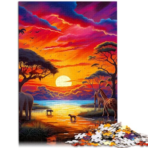 Puzzle für Erwachsene 1000 Teile herrlicher Fluss anspruchsvolles Spiel ganze Familie 26x38cm von BBVNFLIR