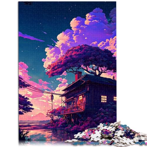 Puzzle für Erwachsene 1000 Teile japanischer Stil Lernspielzeug Herausforderung der Gehirnintelligenz süchtig machendes Spielzeug für 14-Jährige 50x75cm Puzzle für Erwachsene 1000 Teile japanischer Stil Lernspielzeug Herausforderung der Gehirnintelligenz süchtig machendes Spielzeug für 14-Jährige 50x75cm von BBVNFLIR