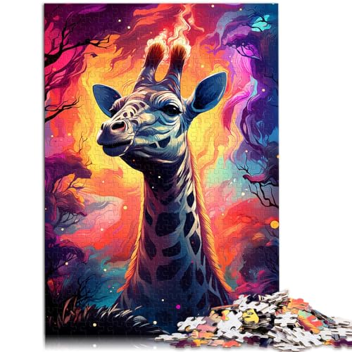 Puzzle für Erwachsene 1000 Teile magisches Giraffen-Puzzlespiel ganze Familie für Teenager ab 14 Jahren 26x38cm von BBVNFLIR