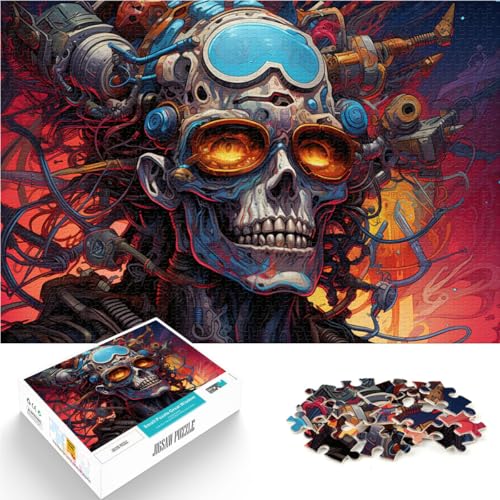Puzzle für Erwachsene 1000 Teile mechanische Skelette Lernspielzeug Familienspiele Stressabbau für Teenager ab 14 Jahren 26x38cm von BBVNFLIR