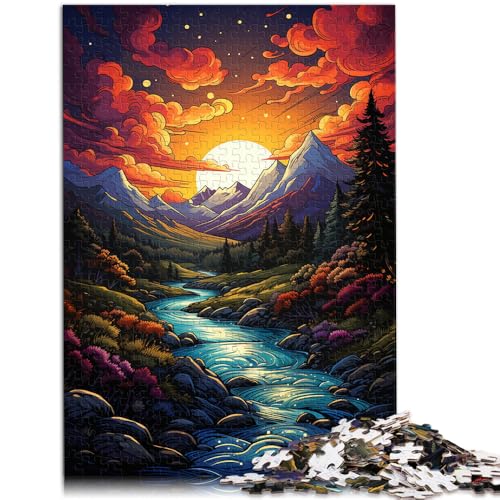 Puzzle für Erwachsene 1000 Teile mysteriöses Tal Denkspiel Herausforderung für die Gehirnintelligenz süchtig machendes Spielzeug 26x38cm Puzzle für Erwachsene 1000 Teile mysteriöses Tal Denkspiel Herausforderung für die Gehirnintelligenz süchtig machendes Spielzeug 26x38cm von BBVNFLIR
