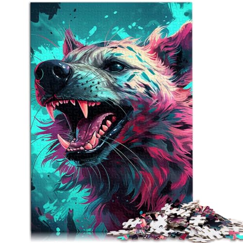 Puzzle für Erwachsene 1000 Teile psychedelisch Die Hyäne Familienspaß Puzzle Lernspiel für Geburtstag Weihnachten für 14-Jährige 26x38cm Puzzle für Erwachsene 1000 Teile psychedelisch Die Hyäne Familienspaß Puzzle Lernspiel für Geburtstag Weihnachten für 14-Jährige 26x38cm von BBVNFLIR