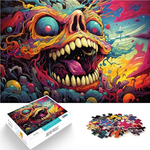 Puzzle für Erwachsene 1000 Teile psychedelische Monster Familienspaß Lernspiel für Geburtstag Weihnachten für Teenager ab 14 Jahren 26x38cm Puzzle für Erwachsene 1000 Teile psychedelische Monster Familienspaß Lernspiel für Geburtstag Weihnachten für Teenager ab 14 Jahren 26x38cm von BBVNFLIR