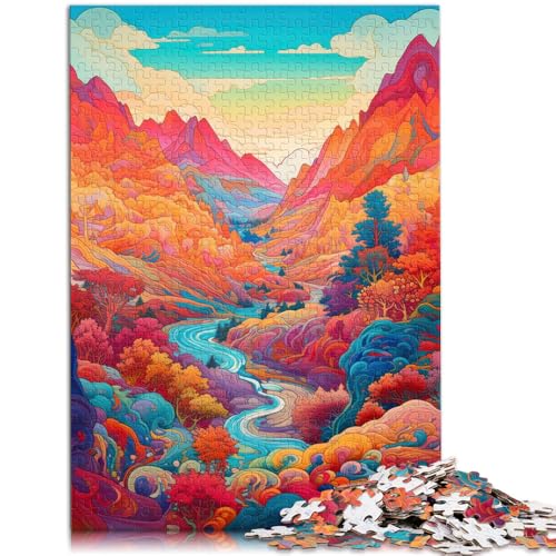 Puzzle für Erwachsene 1000 Teile psychedelisches Lernpuzzle Heimkunstdekor für Teenager ab 14 Jahren 26x38cm Puzzle für Erwachsene 1000 Teile psychedelisches Lernpuzzle Heimkunstdekor für Teenager ab 14 Jahren 26x38cm von BBVNFLIR