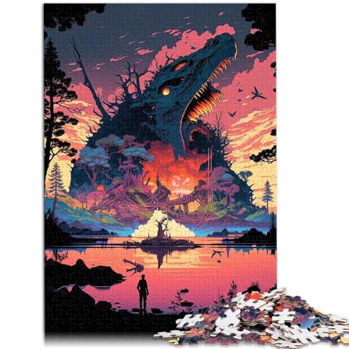 Puzzle für Erwachsene 1000 Teile psychedelisches Monster-Quizspiel anspruchsvoll Aber lustig und humorvoll für 14-Jährige 26x38cm von BBVNFLIR