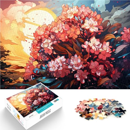 Puzzle für Erwachsene 1000 Teile rosa Blume Spielzeug Denkspiel ganze Familie für Teenager ab 14 Jahren 26x38cm Puzzle für Erwachsene 1000 Teile rosa Blume Spielzeug Denkspiel ganze Familie für Teenager ab 14 Jahren 26x38cm von BBVNFLIR