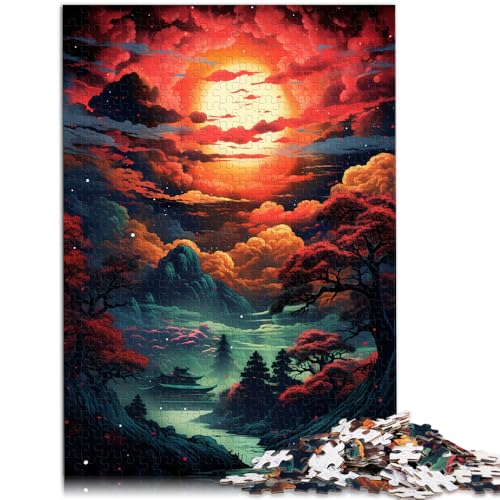 Puzzle für Erwachsene 1000 Teile schöne japanische Landschaft Spielzeug Lernspiele Stressabbau für Teenager ab 14 Jahren 26x38cm Puzzle für Erwachsene 1000 Teile schöne japanische Landschaft Spielzeug Lernspiele Stressabbau für Teenager ab 14 Jahren 26x38cm von BBVNFLIR