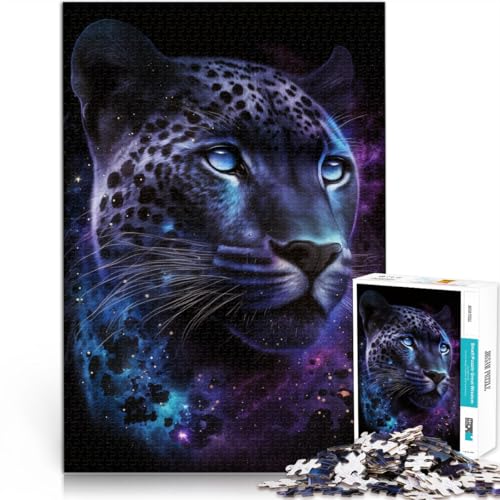 Puzzle für Erwachsene 1000 Teile schwarzer Leopard Spielzeug Denkspiel Wanddekoration einzigartige Geburtstags 14-Jährige 26x38cm Puzzle für Erwachsene 1000 Teile schwarzer Leopard Spielzeug Denkspiel Wanddekoration einzigartige Geburtstags 14-Jährige 26x38cm von BBVNFLIR