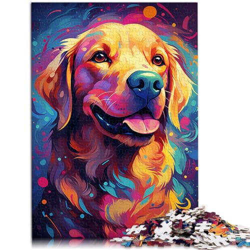 Puzzle für Erwachsene 1000 Teile süße Hunde Heimdekoration Puzzlespielzeug Lernspiel für Geburtstag Weihnachten für Teenager ab 14 Jahren 26x38cm von BBVNFLIR
