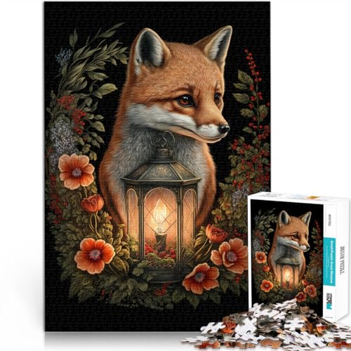 Puzzle für Erwachsene 1000 Teile süßer Fuchs anspruchsvolles Spiel Geschenke anspruchsvoll zu vervollständigen Aber lustig und humorvoll 50x75cm von BBVNFLIR