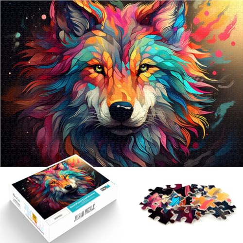 Puzzle für Erwachsene 1000 Teile wütender Wolf Lernpuzzle Heimkunstdekor für Teenager ab 14 Jahren 26x38cm Puzzle für Erwachsene 1000 Teile wütender Wolf Lernpuzzle Heimkunstdekor für Teenager ab 14 Jahren 26x38cm von BBVNFLIR