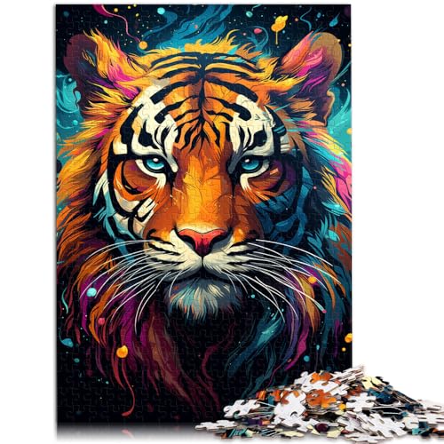 Puzzle für Erwachsene 1000-teiliges Tiger-Puzzle – anspruchsvolles Spiel das schwierig zu vervollständigen ist Aber Spaß Macht und humorvoll ist 26x38cm von BBVNFLIR