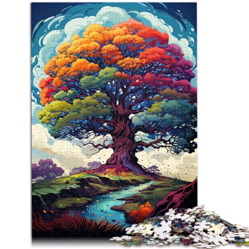 Puzzle für Erwachsene 1000 Teile Fantasiebaum Herausforderndes Spiel Puzzles Stressabbau Staycation Zeit totschlagen 50x75cm von BBVNFLIR