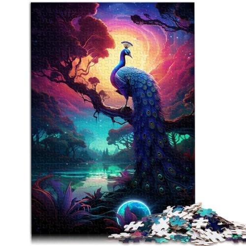 Puzzle für Erwachsene Tiger Color für Erwachsene Puzzle 1000 Teile 50x75cm Holzpuzzle für Erwachsene Kinder 14+ als Geschenk für die ganze Familie und die von BBVNFLIR