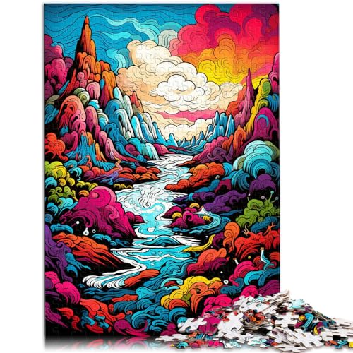 1000-teiliges Puzzle für Erwachsene Landschaftskunst Lernspiele ganze Familie für Teenager ab 14 Jahren 50x75cm von BBVNFLIR
