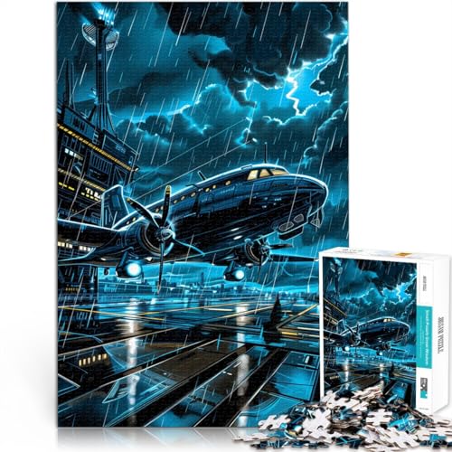 Puzzle für Erwachsene mit 1000 Teilen „Flugzeuge unter Blitzen“ Denkspiel anspruchsvoll Aber unterhaltsam und humorvoll 26x38cm Puzzle für Erwachsene mit 1000 Teilen „Flugzeuge unter Blitzen“ Denkspiel anspruchsvoll Aber unterhaltsam und humorvoll 26x38cm von BBVNFLIR
