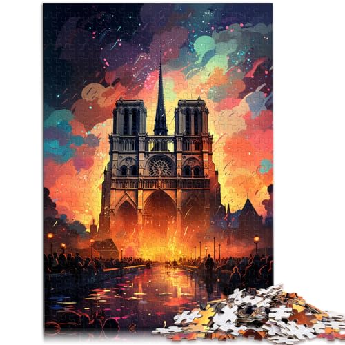 Puzzle für Erwachsene mit 1000 Teilen „Notre Dame de Paris“ Denkspiel Lernspiel zum Geburtstag Weihnachten für Teenager ab 14 Jahren 26x38cm Puzzle für Erwachsene mit 1000 Teilen „Notre Dame de Paris“ Denkspiel Lernspiel zum Geburtstag Weihnachten für Teenager ab 14 Jahren 26x38cm von BBVNFLIR