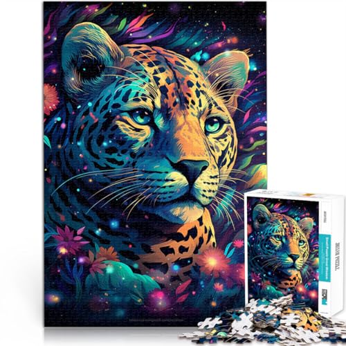 Puzzle für Erwachsene mit 1000 Teilen Art Galaxy Leopard EIN intellektuelles Spiel ganze Familie für 14-Jährige 26x38cm Puzzle für Erwachsene mit 1000 Teilen Art Galaxy Leopard EIN intellektuelles Spiel ganze Familie für 14-Jährige 26x38cm von BBVNFLIR