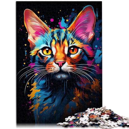 Puzzle für Erwachsene mit 1000 Teilen Das Denkspiel „Mysterious Savannah Cat ganze Familie 50x75cm Puzzle für Erwachsene mit 1000 Teilen Das Denkspiel „Mysterious Savannah Cat ganze Familie 50x75cm von BBVNFLIR
