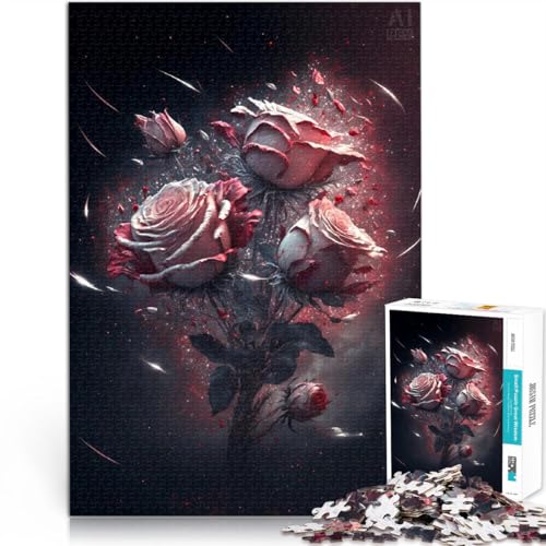 Puzzle für Erwachsene mit 1000 Teilen Das Denkspiel „Schöne Rosen ganze Familie und für Teenager ab 14 Jahren 26x38cm Puzzle für Erwachsene mit 1000 Teilen Das Denkspiel „Schöne Rosen ganze Familie und für Teenager ab 14 Jahren 26x38cm von BBVNFLIR