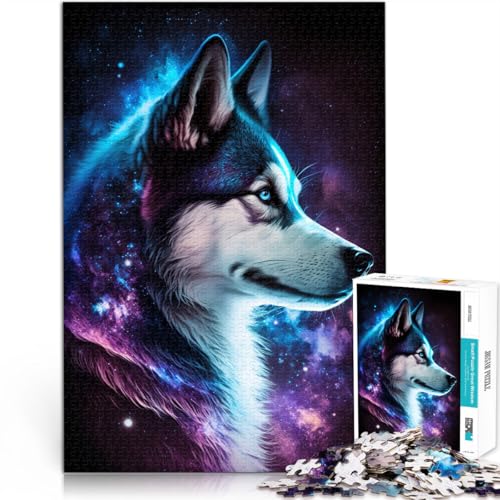 Puzzle für Erwachsene mit 1000 Teilen Das Galaxy Art Husky-Quizspiel ganze Familie für Teenager ab 14 Jahren 26x38cm Puzzle für Erwachsene mit 1000 Teilen Das Galaxy Art Husky-Quizspiel ganze Familie für Teenager ab 14 Jahren 26x38cm von BBVNFLIR