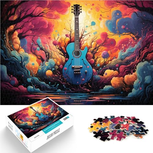Puzzle für Erwachsene mit 1000 Teilen Gitarre Denkspiel Spaß für zu Hause Geburtstagsgeschenk Reisegeschenk für 14-Jährige 26x38cm Puzzle für Erwachsene mit 1000 Teilen Gitarre Denkspiel Spaß für zu Hause Geburtstagsgeschenk Reisegeschenk für 14-Jährige 26x38cm von BBVNFLIR