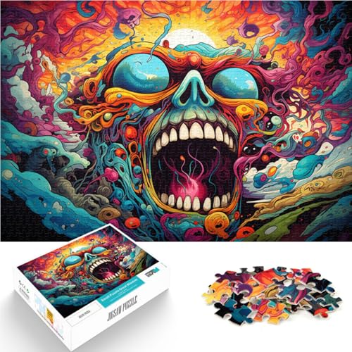 Puzzle für Erwachsene mit 1000 Teilen Imagine Monsters – Lernspiel für Geburtstage und Weihnachten für 14-Jährige 50x75cm von BBVNFLIR