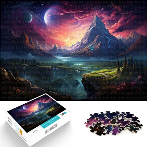 Puzzle für Erwachsene mit 1000 Teilen Landschaft unter dem Planeten Denkspiel einzigartiges Herausforderungsspiel geeignet für Teenager ab 14 Jahren 26x38cm Puzzle für Erwachsene mit 1000 Teilen Landschaft unter dem Planeten Denkspiel einzigartiges Herausforderungsspiel geeignet für Teenager ab 14 Jahren 26x38cm von BBVNFLIR