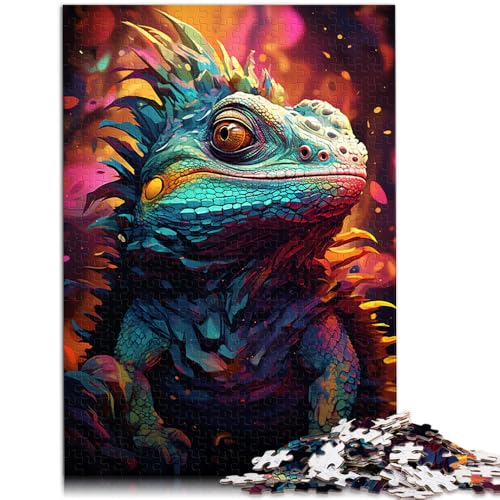 Puzzle für Erwachsene mit 1000 Teilen Malen Farbe Chamäleon für Familienspaß ganze Familie 26x38cm Puzzle für Erwachsene mit 1000 Teilen Malen Farbe Chamäleon für Familienspaß ganze Familie 26x38cm von BBVNFLIR
