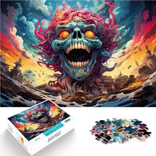Puzzle für Erwachsene mit 1000 Teilen Monster-Mal-Puzzle Denkspiel ganze Familie für Teenager ab 14 Jahren 50x75cm von BBVNFLIR