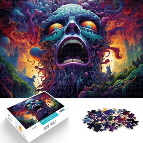 Puzzle für Erwachsene mit 1000 Teilen Monster für Familienspaß Aktivitäten zu Hause Geburtstagsgeschenk Reisegeschenk für 14-Jährige 26x38cm Puzzle für Erwachsene mit 1000 Teilen Monster für Familienspaß Aktivitäten zu Hause Geburtstagsgeschenk Reisegeschenk für 14-Jährige 26x38cm von BBVNFLIR