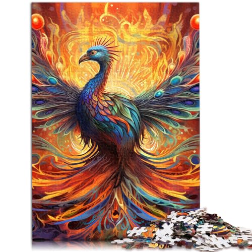 Puzzle für Erwachsene mit 1000 Teilen Phönixvogel Denkspiel anspruchsvoll Aber unterhaltsam und humorvoll für Jugendliche ab 14 Jahren 26x38cm von BBVNFLIR