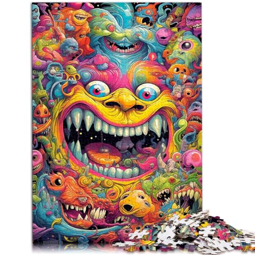 Puzzle für Erwachsene mit 1000 Teilen Psychedelische Monster schwieriges Puzzle Lernspiel für Geburtstag Weihnachten 26x38cm Puzzle für Erwachsene mit 1000 Teilen Psychedelische Monster schwieriges Puzzle Lernspiel für Geburtstag Weihnachten 26x38cm von BBVNFLIR