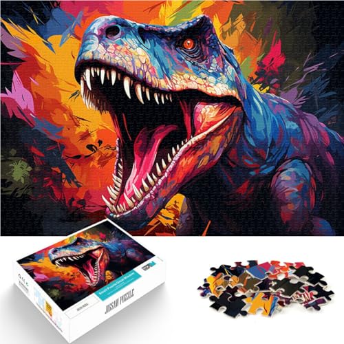 Puzzle für Erwachsene mit 1000 Teilen Tier-Dinosaurier Denkspiel ganze Familie für Teenager ab 14 Jahren 26x38cm Puzzle für Erwachsene mit 1000 Teilen Tier-Dinosaurier Denkspiel ganze Familie für Teenager ab 14 Jahren 26x38cm von BBVNFLIR