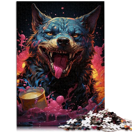 Puzzle für Erwachsene mit 1000 Teilen Tier- und Wolf-Puzzle Denkspiel mit vollständig ineinander greifenden zufällig geformten Teilen für Teenager ab 14 Jahren 26x38cm Puzzle für Erwachsene mit 1000 Teilen Tier- und Wolf-Puzzle Denkspiel mit vollständig ineinander greifenden zufällig geformten Teilen für Teenager ab 14 Jahren 26x38cm von BBVNFLIR