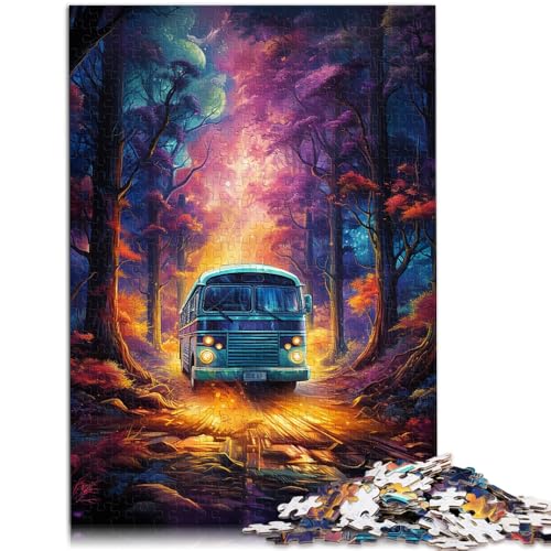 Puzzle für Erwachsene mit 1000 Teilen Waldbus Denkspiel Herausforderung für die Gehirnintelligenz süchtig machendes Spielzeug geeignet für Jugendliche ab 14 Jahren 26x38cm Puzzle für Erwachsene mit 1000 Teilen Waldbus Denkspiel Herausforderung für die Gehirnintelligenz süchtig machendes Spielzeug geeignet für Jugendliche ab 14 Jahren 26x38cm von BBVNFLIR