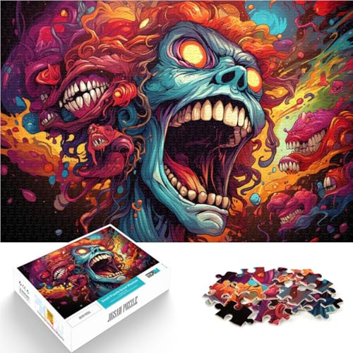 Puzzle für Erwachsene mit 1000 Teilen bunter Teufel Denkspiel Wanddekoration einzigartige Geburtstags 14-Jährige 26x38cm Puzzle für Erwachsene mit 1000 Teilen bunter Teufel Denkspiel Wanddekoration einzigartige Geburtstags 14-Jährige 26x38cm von BBVNFLIR