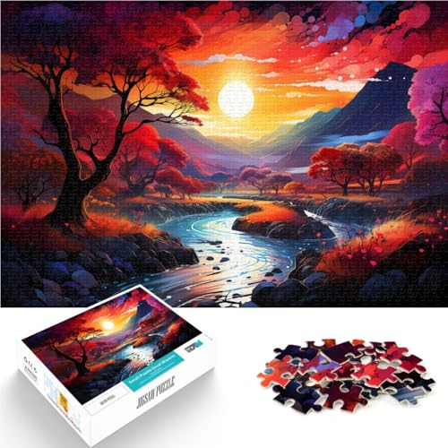 Puzzle für Erwachsene mit 1000 Teilen japanische Bunte Flüsse Denkspiel Geschenk zum Geburtstag für Teenager ab 14 Jahren 50x75cm Puzzle für Erwachsene mit 1000 Teilen japanische Bunte Flüsse Denkspiel Geschenk zum Geburtstag für Teenager ab 14 Jahren 50x75cm von BBVNFLIR