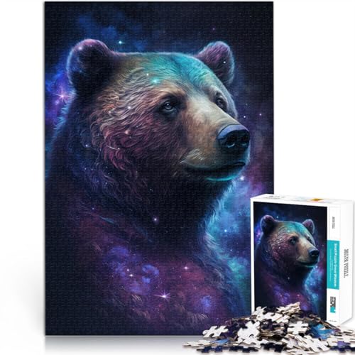 Puzzle für Erwachsene und Jugendliche, Baum des Lebens unter Sternenlicht, Puzzle 1000 Teile, 50 x 75 cm, entspannendes intellektuelles Lernspielzeug von BBVNFLIR